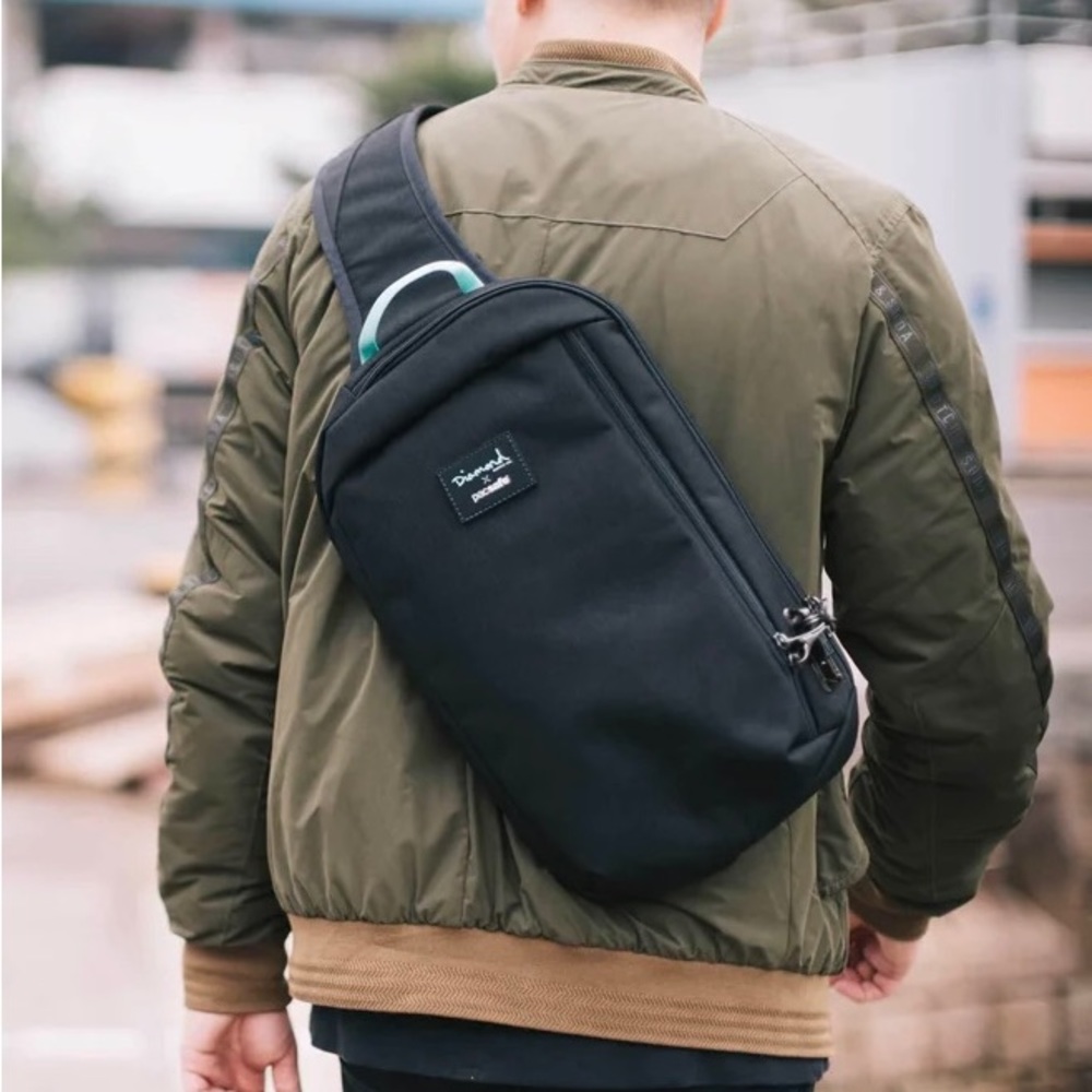 Pacsafe x Diamond Anti Theft Sling Backpack 12L